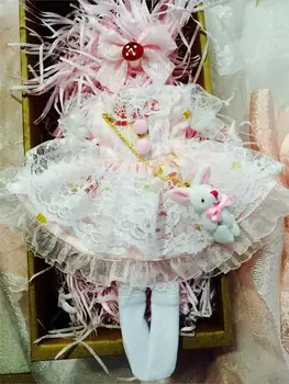 1set Красива рокля за кукла blyth